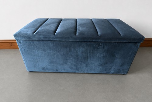 Dakota storage ottoman blue - dakota, in
