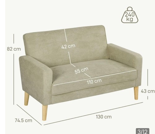 Display homcom two seater - homcom,