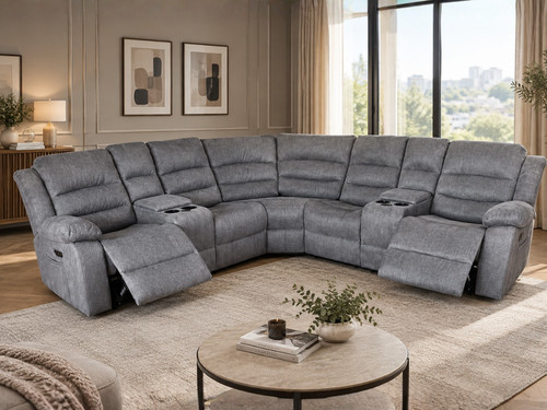 Electric recliner corner sofa - electric,