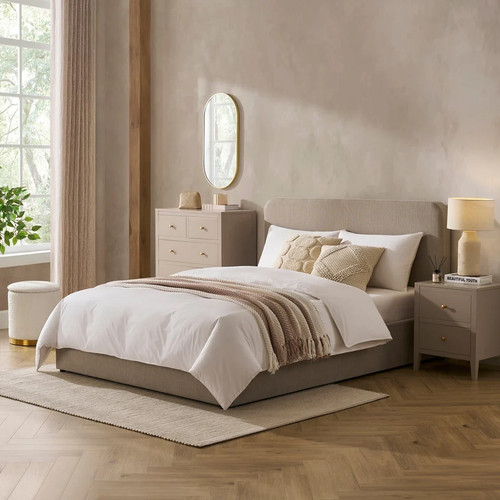 Dusk ascot stone grey linen - grey,