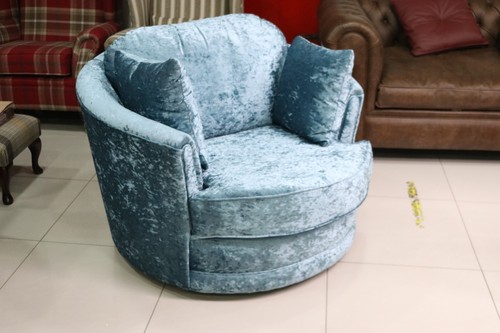 Display swivel chair blue - ex-display,