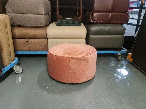 Display pink fabric bean - pink,