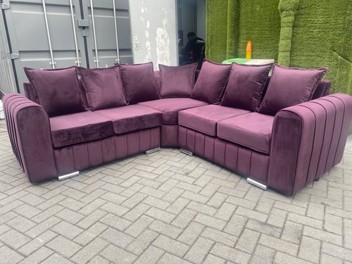 Lilly large purple velvet - large,