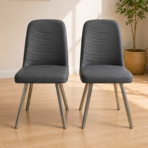 Evolution grey faux leather - grey,