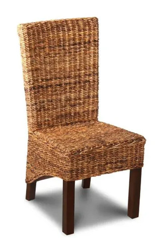 Rattan rollback dining chair - rattan,
