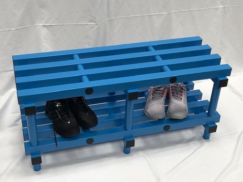 Cloakroom benches plastic - cloakroom, 1m
